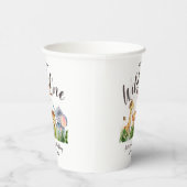 Safari Dieren Wild Een Kinderen Verjaardag Papieren Bekers (Rechts)