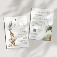 Safari Dieren "Wild One" | Alles in één Baby showe