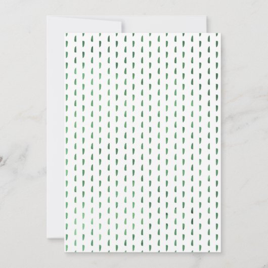 Safari Dieren Wilde 1 1e verjaardag Uitnodiging (Achterkant)