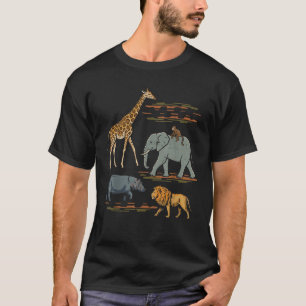 Safari Dieren Wilde Afrikaanse Jungle Dierenpark M T-shirt