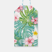 Safari Dieren Wilde Eén eerste verjaardag Cadeaulabel (Achterkant)