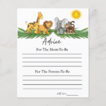 Safari Dierenadvies over Baby shower