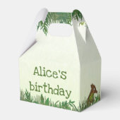 Safari-dierenfeest Bedankdoosjes (Voorkant Zijde)