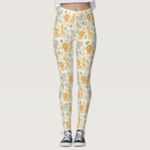 Safari dierenkinderkamer print leggings