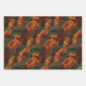 Safari Dierenprint Collectie Inpakpapier Vel (Voorkant 3)