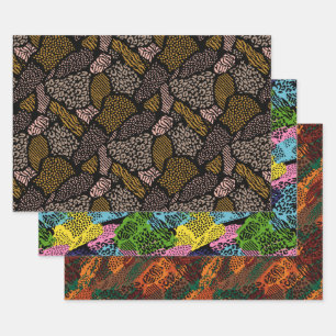 Safari Dierenprint Collectie Inpakpapier Vel