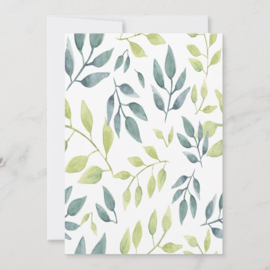 Safari dierentuin Oerwoud Dier Vertrouwd Baby show Kaart (Achterkant)