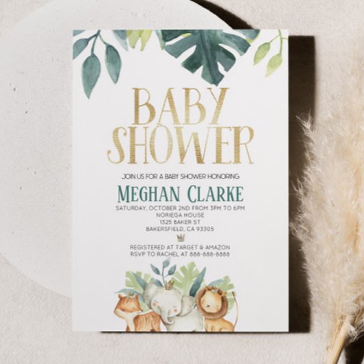 Safari dierentuin Oerwoud Dier Vertrouwd Baby show Kaart