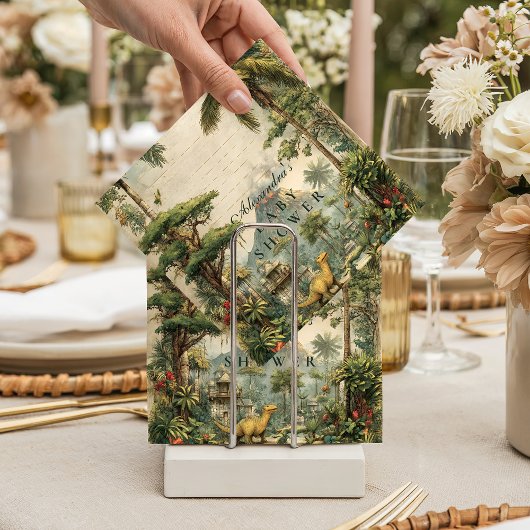 Safari Dino Baby Shower Servet