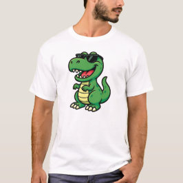 Safari dinosaurus met Cool Shades T-shirt