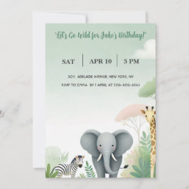 Safari Dreams: een verjaardag in het wild! Kaart