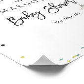 Safari Drive by Baby shower Welcome Sign Poster (Hoek)