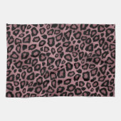 Safari Dusty Roos Leopard Animal Print Theedoek (Horizontaal)