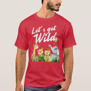 Safari een dag voor de dierentuin van de vrouwendi t-shirt