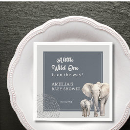 Safari Elephant Baby shower Party Servetten