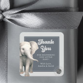 Safari Elephant Baby shower Stickers