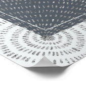 Safari Elephant Baby shower Welkom Poster (Hoek)