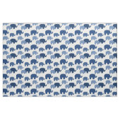Safari Elephant Blue Silhouette Stof (Yard (91,4 cm))