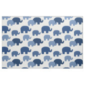 Safari Elephant Blue Silhouette Stof (Fat Quarter)