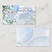 Safari Elephant Eucalyptus Book for Baby Game Informatiekaartje (Voorkant / Achterkant)