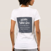 Safari Elephant Mommy-to-Be Baby shower Shirt (Achterkant)