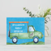 Safari Family Reunion Picnic Event Kaart (Staand voorkant)