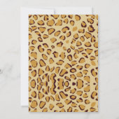 Safari-feest Verjaardag Bedankt Kaart (Achterkant)