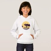 Safari fietstocht bij zonsondergang – fietser en o (Voorkant volledig)