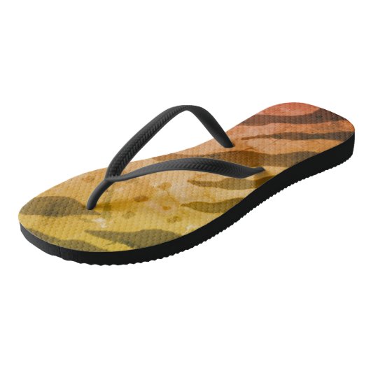 Safari flipflops voor het afdrukken van dieren teenslippers (Schuin)