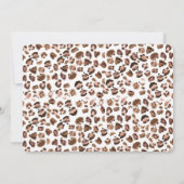 Safari-foto-uitnodiging Kaart (Achterkant)