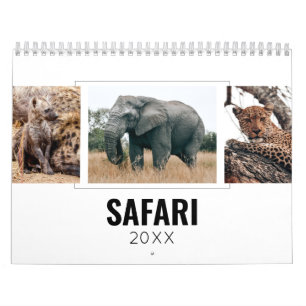 Safari Foto's van Wilde Dieren in Afrika - De Grot Kalender