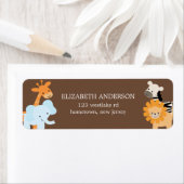 Safari Friends Adresetiketten Etiket (Insitu)