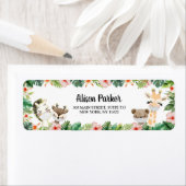 Safari Friends | Etiketten voor retouradres van Ba (Insitu)