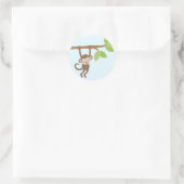 Safari Friends Ronde Sticker (Tas)