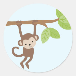 Safari Friends Ronde Sticker