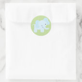 Safari Friends Ronde Sticker (Tas)