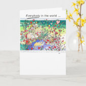 "Safari" Friendship Card Kaart (Gele Bloem)