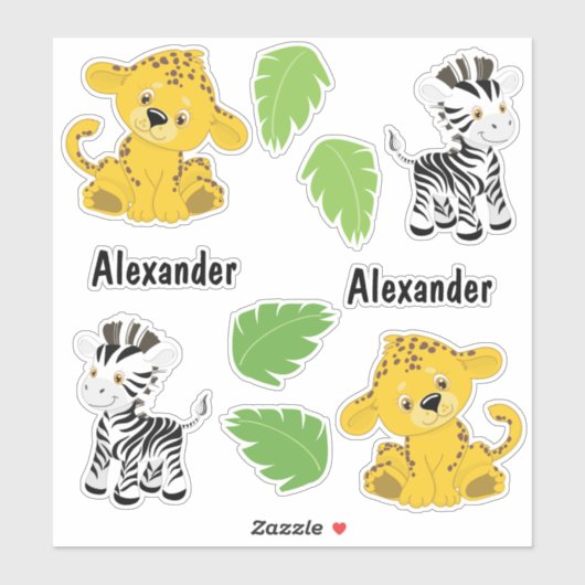 Safari Fun Sticker (Vel)