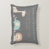 Safari Geboortestatus Leeuw Kwekerij Kussen (Voorkant(Verticaal))