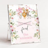 Safari geen dieren voeren verjaardag poster