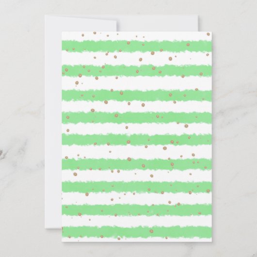 Safari Gender Reveal Waterverf Kaart (Achterkant)