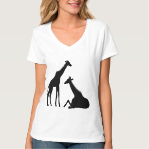 Safari "giraff" t-shirt, African Giraff Wildlife T-shirt
