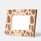 Safari Giraffe Animal Print Gegraveerde Lijstjes (Links)