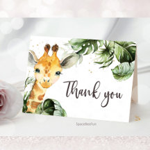 Safari Giraffe Baby shower