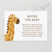 Safari Giraffe Boeken voor Baby | Jungle Baby Borr Informatiekaartje (Voorkant)