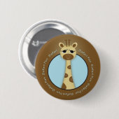 Safari Giraffe Button (Voorkant /achterkant)