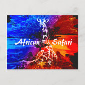 Safari Giraffe Dream Briefkaart (Voorkant)