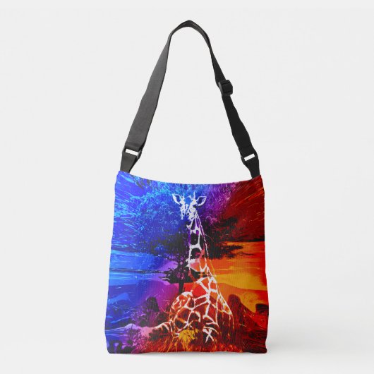 Safari Giraffe Dream Crossbody Bag Tas (Voorkant)