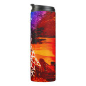Safari Giraffe Dream Thermal Tumbler Thermosbeker (Geroteerd rechts)