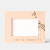 Safari Giraffe Gegraveerde Lijstjes (Voorkant)